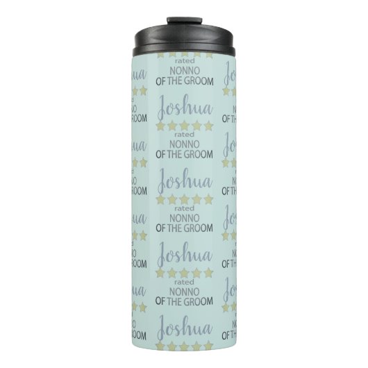 Bridal & Wedding Party mit 5 Sternen Thermosbecher (Vorderseite)