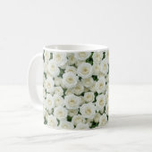 Bridal White Rose Kaffeetasse (Vorderseite Links)