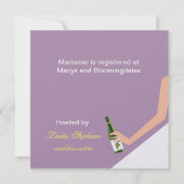 Bridal Wine Ensemble (Lima) Einladung (Rückseite)