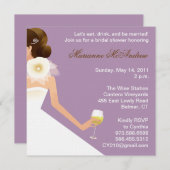 Bridal Wine Ensemble (Lima) Einladung (Vorne/Hinten)