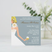 Bridal wine Invasion Einladung (Stehend Vorderseite)