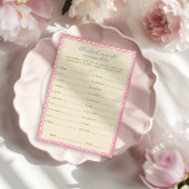 Bridal Word Scramble Brautparty Game Card Einladung