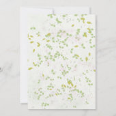 Bridal Word Scramble Game Wildblume Spring Card Einladung (Rückseite)