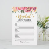 Bridal Wort Rammspiel mit Antworten (Stehend Vorderseite)
