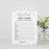 Bridal Wort Rammspiel mit Antworten (Stehend Vorderseite)