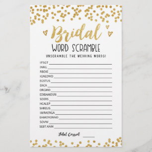 Bridal Wort Rammspiel mit Antworten