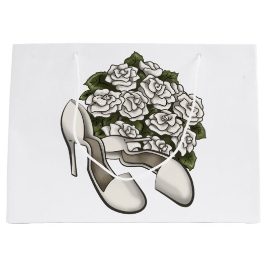 Bridal-Zubehör Große Geschenktüte (Vorderseite)