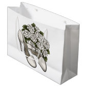Bridal-Zubehör Große Geschenktüte (Vorderseite Schrägansicht)