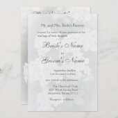 Bridals Bouquet-Hochzeit Einladung (Vorne/Hinten)