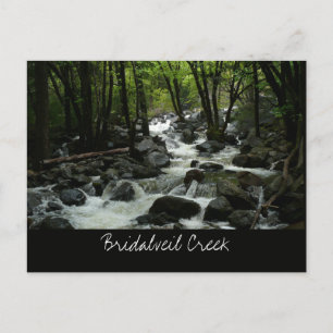 Bridalveil Creek im Yosemite National Park Postkarte