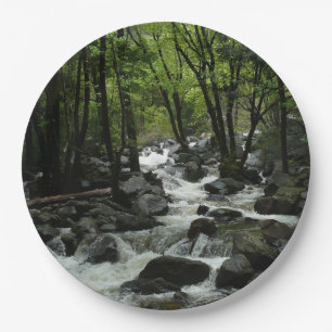 Bridalveil Creek im Yosemite-Nationalpark Pappteller