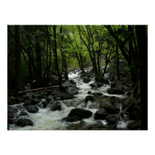 Bridalveil Creek im Yosemite-Nationalpark Poster