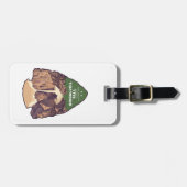 Bridalveil Fall Yosemite National Park Arrowhead Gepäckanhänger (Vorderseite horizontal)