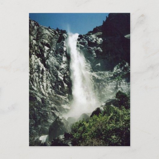 Bridalveil Falls Postkarte (Vorderseite)