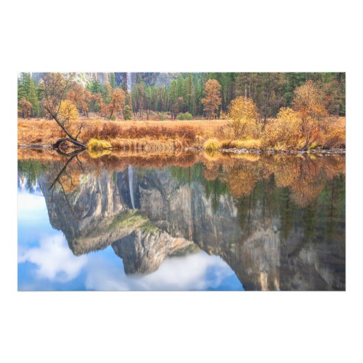 Bridalveil Falls Reflektion Fotodruck (Vorne)