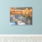 Bridalveil Falls Reflektion Leinwanddruck (Insitu (Holzboden))