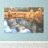 Bridalveil Falls Reflektion Leinwanddruck (Insitu (Holzboden))