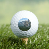 Bridalveil Falls und Halb Dome bei Yosemite Golfball (Insitu T-Shirt)