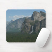 Bridalveil Falls und Halb Dome bei Yosemite Mousepad (Mit Mouse)
