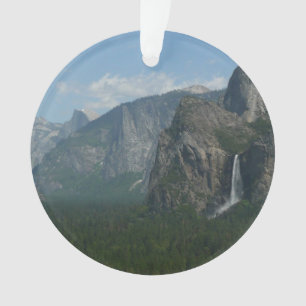 Bridalveil Falls und Halb Dome bei Yosemite Ornament