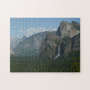 Bridalveil Falls und Halb Dome bei Yosemite Puzzle