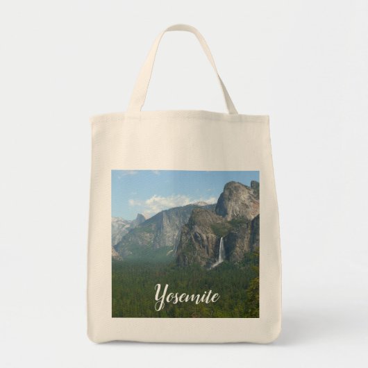 Bridalveil Falls und Halb Dome bei Yosemite Tragetasche (Vorne)