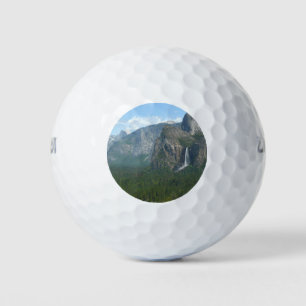 Bridalveil Falls und Half Dome im Yosemite Golfball