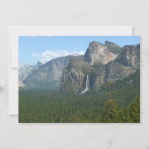 Bridalveil Falls und Half Dome im Yosemite Karte