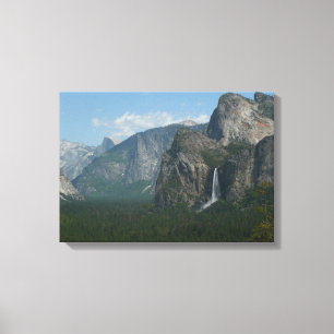 Bridalveil Falls und Half Dome im Yosemite Leinwanddruck