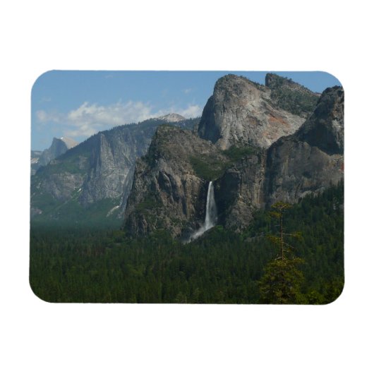 Bridalveil Falls und Half Dome im Yosemite Magnet (Horizontal)