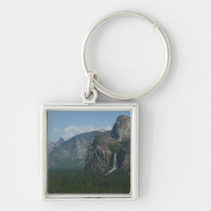 Bridalveil Falls und Half Dome im Yosemite Schlüsselanhänger