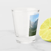 Bridalveil Falls und Half Dome im Yosemite Schnapsglas (Links)