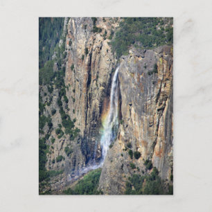 Bridalveil Falls von oben - Yosemite Postkarte