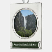 Bridalveil Falls, Yosemite National Park Banner-Ornament Silber (Links)