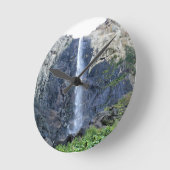 Bridalveil Falls, Yosemite National Park, CA Runde Wanduhr (Winkel)