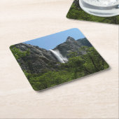 Bridalveil Falls, Yosemite National Park Rechteckiger Pappuntersetzer (angewinkelt)