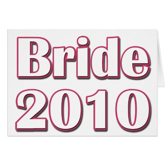 Bride 2010 (Vorderseite (Horizontal))