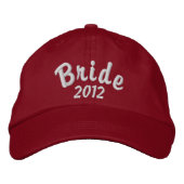 Bride 2012 bestickte baseballkappe (Vorderseite)