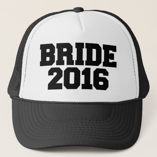 Bride 2016 truckerkappe (Vorderseite)