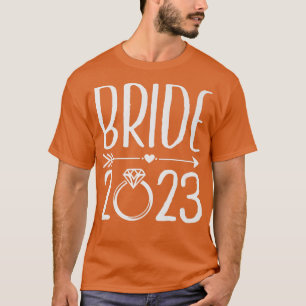 Bride 2023 wird 2023 Verheiratet T-Shirt