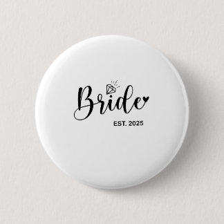Bride 2025 Frühjahrsheirat Button