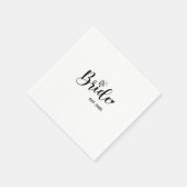 Bride 2025 Frühjahrsheirat Serviette (Ecke)