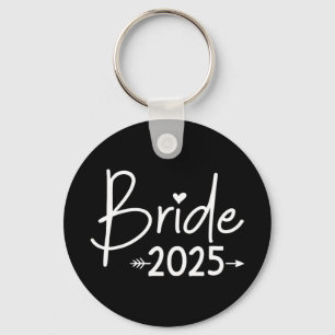Bride 2025 für Hochzeit oder Junggeselinnen-Abschi Schlüsselanhänger