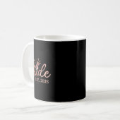 Bride 2025 Junggeselinnen-Abschied Wedding Verheir Kaffeetasse (Vorderseite Links)