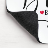 Bride 2025 Wedding Matching Mrs. Est 2025 Verheira Mousepad (Ecke)
