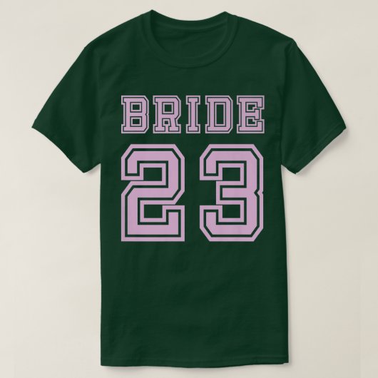 Bride 23 Jersey Getting Married im Jahr 2023 (Zahl T-Shirt (Design vorne)