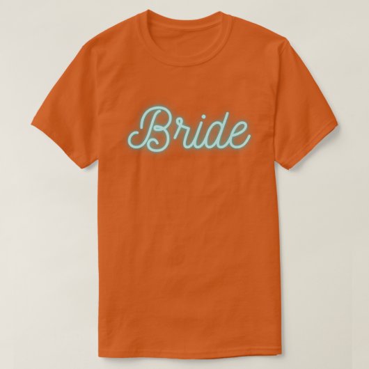 Bride 80s 90s Retro Bridal Bachelorette Party Pres T-Shirt (Design vorne)