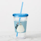 Bride Acryltrinkbecher (Rückseite)