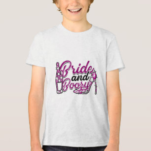 Bride & amp; bozy - Groom und Bride Schöner Coup Tri-Blend Shirt