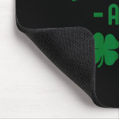 Bride And Boozy Irish St Patrick's Day Funny Shamr Mousepad (Ecke)